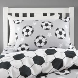 Catherine Lansfield Brushed Cotton Football Stars Duvet Cover Set - thumbnail 3