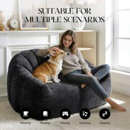 Urban Meuble SOFA Plush Bean Bag Lazy Couch - thumbnail 7