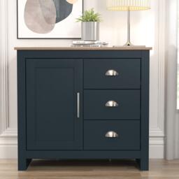 Homelife Sherbourne 3 Drawer Small Sideboard