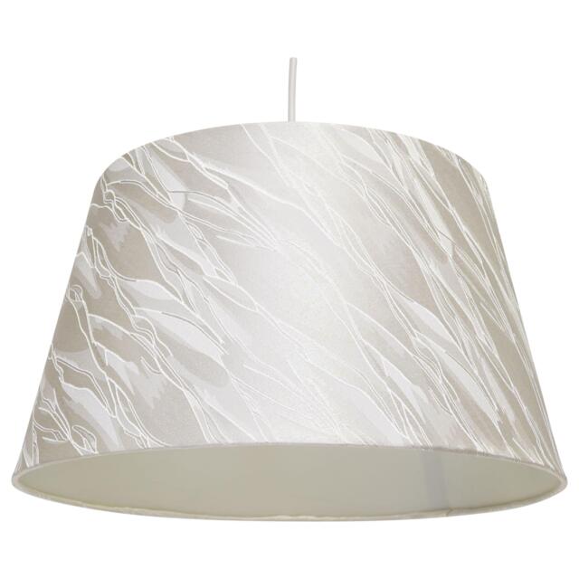K Living 14 Iceburg Drum Ceiling Table Lamp Shade Cream - image 1