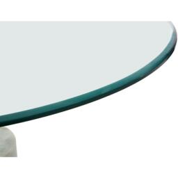 Fifty Five South Rany Glass And White Marble Side Table - thumbnail 5