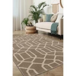 Homemaker Newport Lattice Rug Natural - thumbnail 1