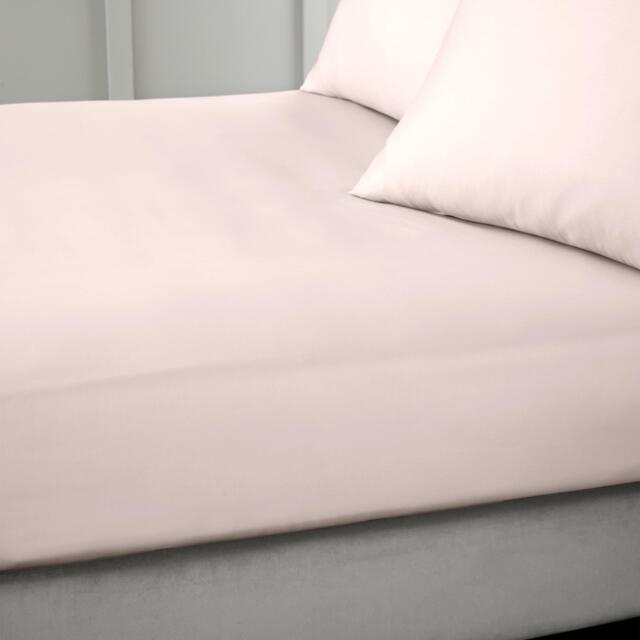 Bianca 400 Thread Count Cotton Sateen Fitted Sheet - image 1