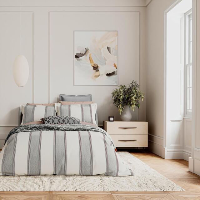 Bedeck of Belfast Siya Cotton Sateen Duvet Cover Set - image 1