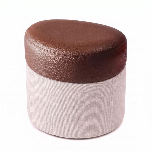 Sofa.com Acorn Half Moon Storage Footstool in Cachi/ Ash Caramello/ Ash - image 1