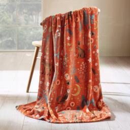 Catherine Lansfield Enchanted Twilight Cosy Fleece Blanket Throw - thumbnail 1