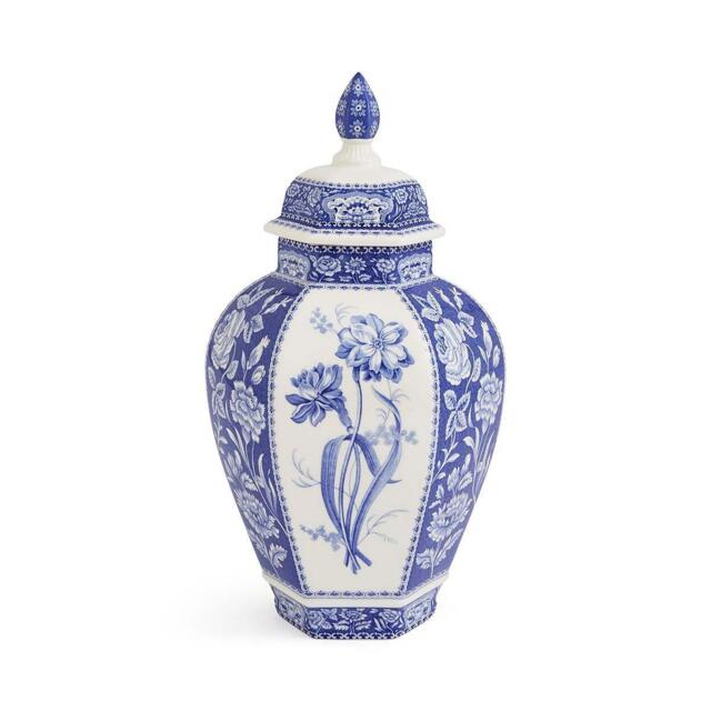 Spode Blue Italian Floral Vase - image 1