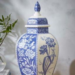 Spode Blue Italian Floral Vase - thumbnail 8