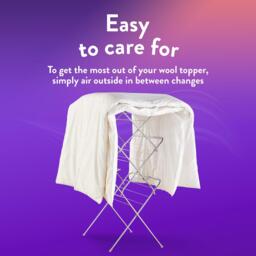Slumberdown Wonderful Wool Mattress Topper - thumbnail 5