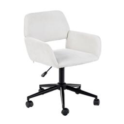 Jack Wills Chair Fabric Height Adjustable Swivel Chair Ergonomic Office Chair with Armrest - thumbnail 2