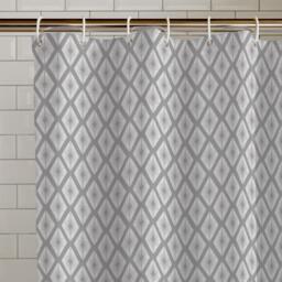Catherine Lansfield Aztec Diamond Shower Curtain - thumbnail 2