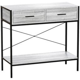 Lassic Vida Designs Brooklyn 2 Drawer Console Table - thumbnail 8