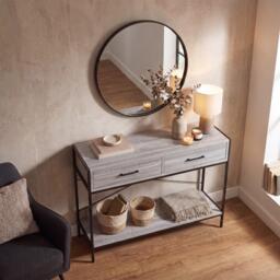 Lassic Vida Designs Brooklyn 2 Drawer Console Table - thumbnail 4