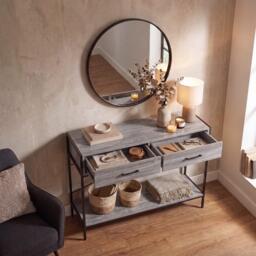 Lassic Vida Designs Brooklyn 2 Drawer Console Table - thumbnail 5