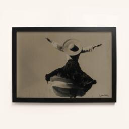 Laura Ashley Archive Fashion Photography Print in a Black Frame - thumbnail 1