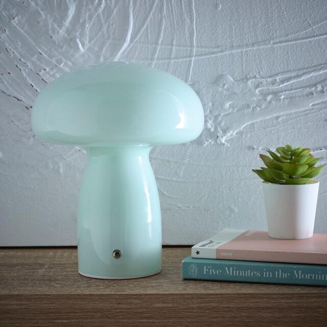 K Living Cory Duck Egg Glass Mushroom Shape Recharge LED La - image 1