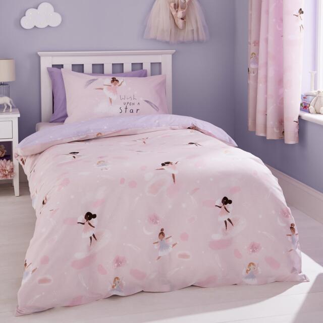 Catherine Lansfield Dancing Fairies Reversible Duvet Cover Set - image 1