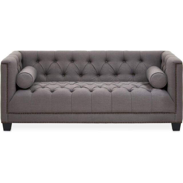 Fifty Five South Surina 2 Seat Grey Fabric Sofa - image 1