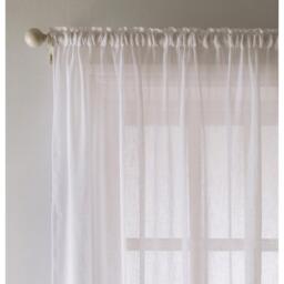 Tyrone Textiles Eden Voile Panel With Slot Top - Pair - thumbnail 3