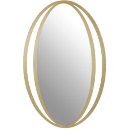 Interiors by Premier Trento Double Ring Design Wall Mirror