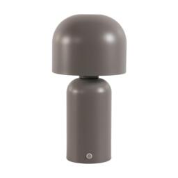 Lighting Collection Rechargble Usb Matt Grey Led Lamp - thumbnail 3