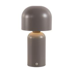 Lighting Collection Rechargble Usb Matt Grey Led Lamp - thumbnail 2