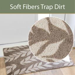 JVL Mega Mat Entrance Doormat Leaves 50x75cm - thumbnail 6