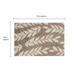 JVL Mega Mat Entrance Doormat Leaves 50x75cm - thumbnail 9