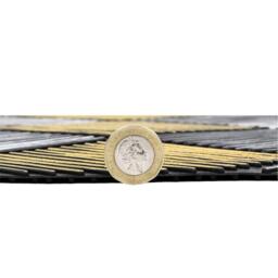 JVL Platina Silver/Gold Rubber Reversible Doormat - thumbnail 6