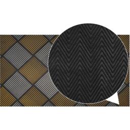 JVL Platina Silver/Gold Rubber Reversible Doormat - thumbnail 7