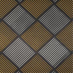 JVL Platina Silver/Gold Rubber Reversible Doormat - thumbnail 5