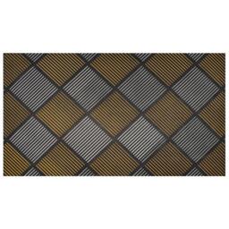 JVL Platina Silver/Gold Rubber Reversible Doormat - thumbnail 2