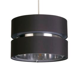 Lighting Collection Brea Grey Ceiling Shade - thumbnail 3