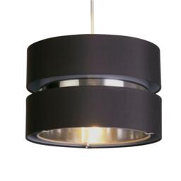 Lighting Collection Brea Grey Ceiling Shade - thumbnail 2