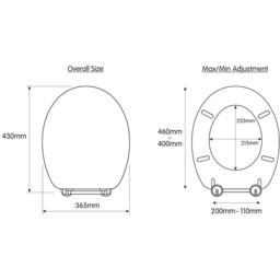 Croydex Davos Flexi-Fix Toilet Seat - thumbnail 9