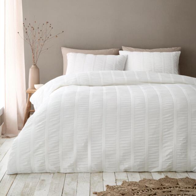 Pineapple Elephant Waffle Seersucker Duvet Cover Set - image 1