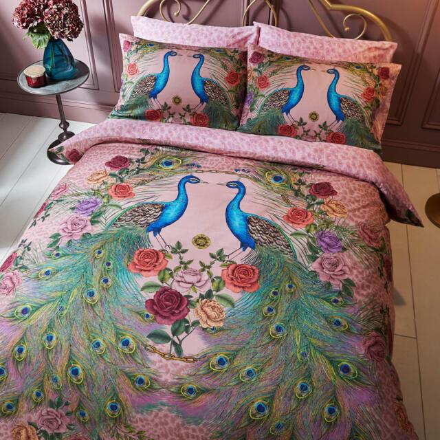Matthew Williamson Xanadu Peacock 200TC Cotton Sateen Duvet Cover Set - image 1