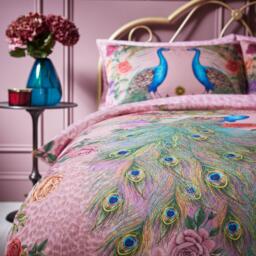 Matthew Williamson Xanadu Peacock 200TC Cotton Sateen Duvet Cover Set - thumbnail 3