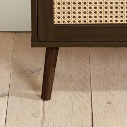 Birlea Croxley 5 Drawer Rattan Chest - thumbnail 4
