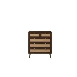 Birlea Croxley 5 Drawer Rattan Chest - thumbnail 8