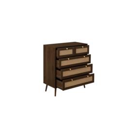 Birlea Croxley 5 Drawer Rattan Chest - thumbnail 7