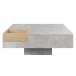 Urban Meuble Modern Grey Concrete-Effect Coffee Table - thumbnail 2