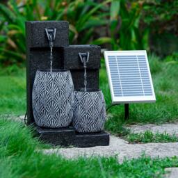 Streetwize Vase Solar Water Feature With Battery Back-up