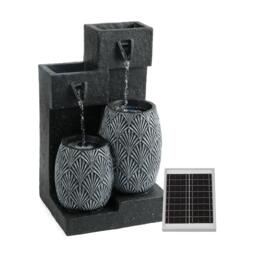 Streetwize Vase Solar Water Feature With Battery Back-up