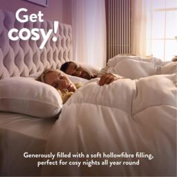 Slumberdown Cosy Nights 15 Tog All Seasons Duvet + 2 Pillows - thumbnail 2