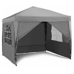 VonHaus VonHaus 2.5M X 2.5M Grey Pop Up Gazebo Set