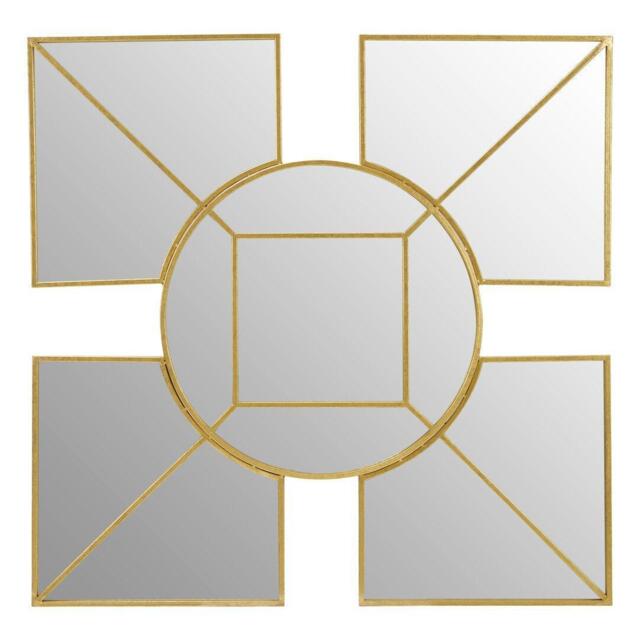 Interiors by Premier Yaxi Mirror Faux Gold Foil - image 1