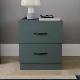 Lassic Vida Designs Riano 2 Drawer Bedside Chest - thumbnail 3