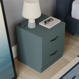 Lassic Vida Designs Riano 2 Drawer Bedside Chest - thumbnail 7