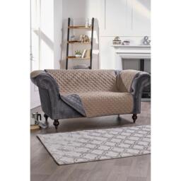 Homelife Reversible Faux Velvet Furniture Protector - thumbnail 2